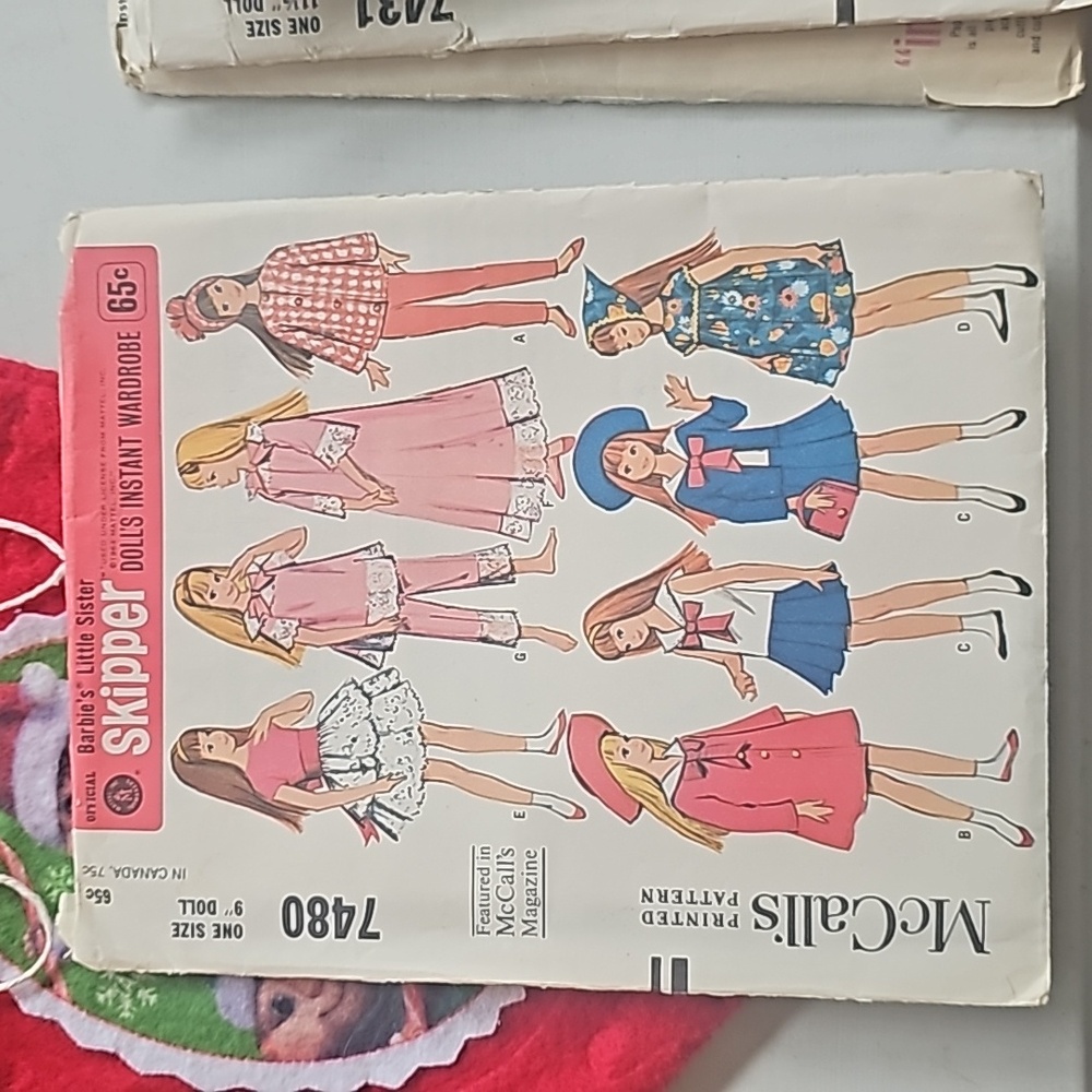 Vintage Skipper patterns from 1965
